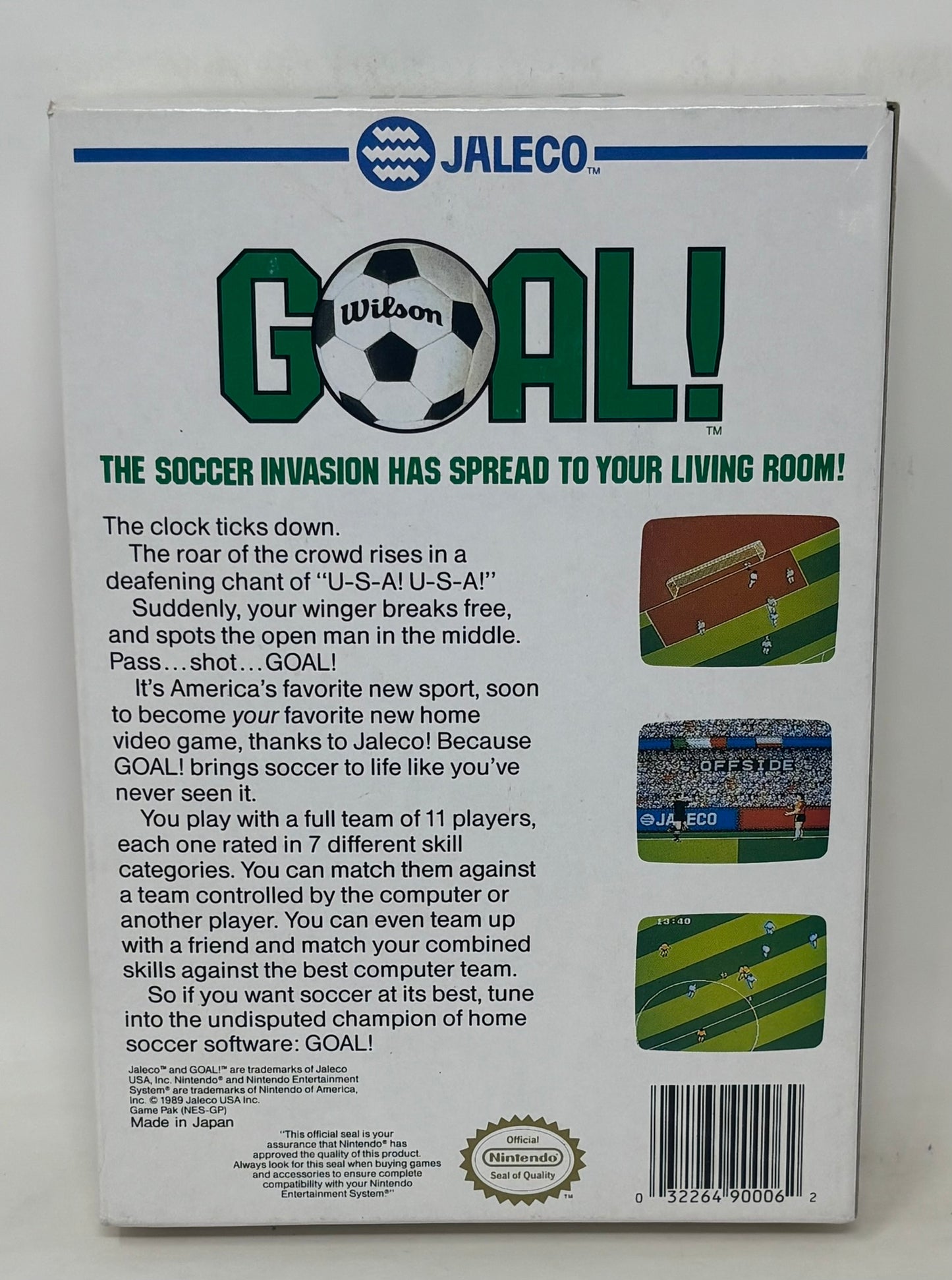 NES Nintendo - Goal! - Complete