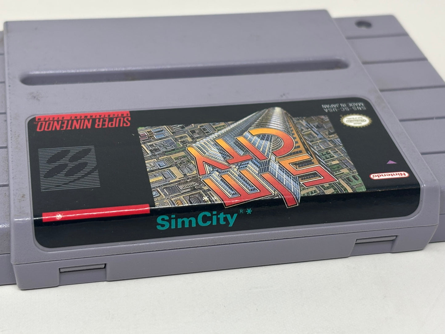 SNES Super Nintendo - SimCity