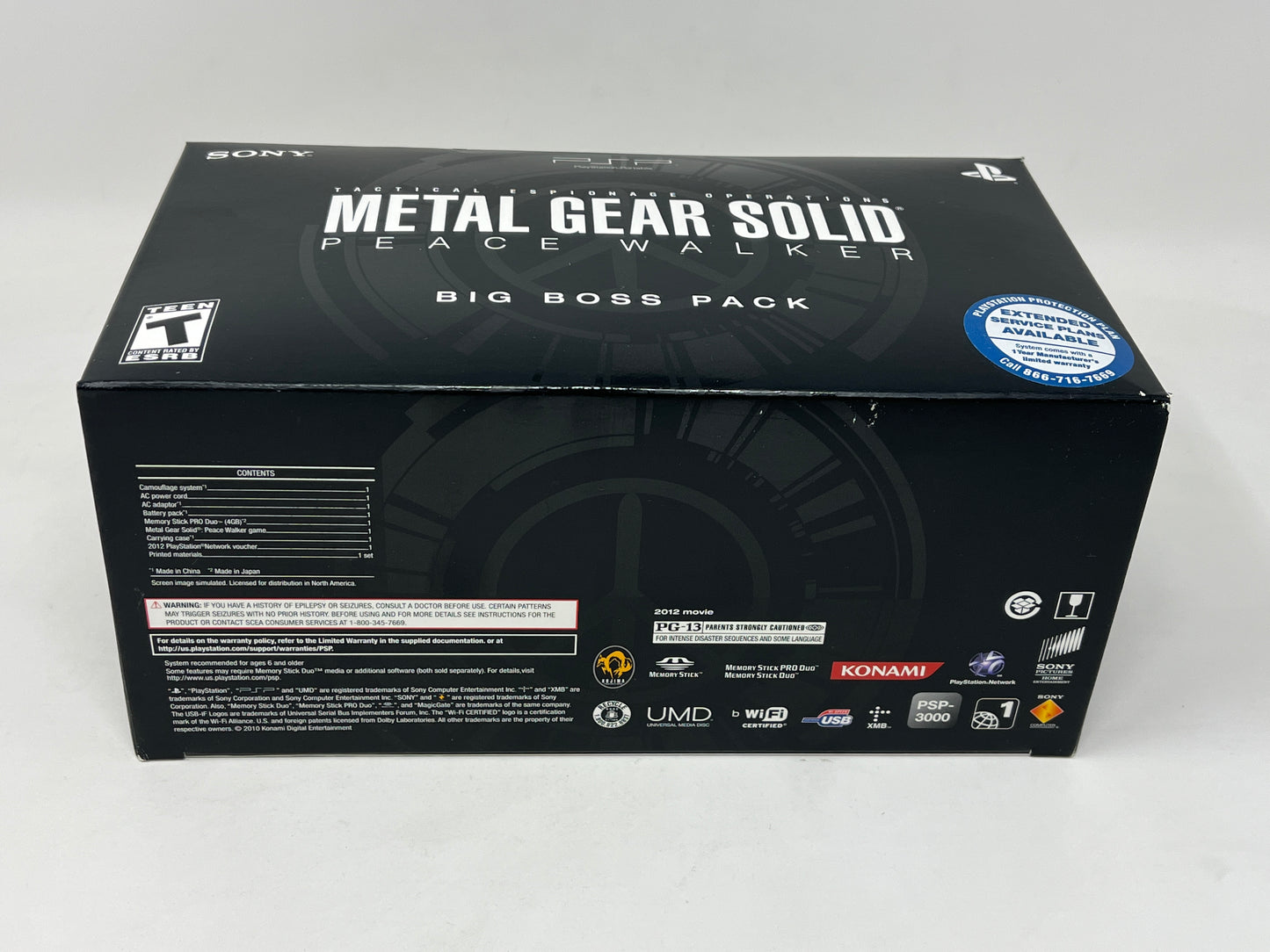 Sony PSP - Metal Gear Solid Peace Walker Big Boss Console Bundle w/ Extra - BRAND NEW