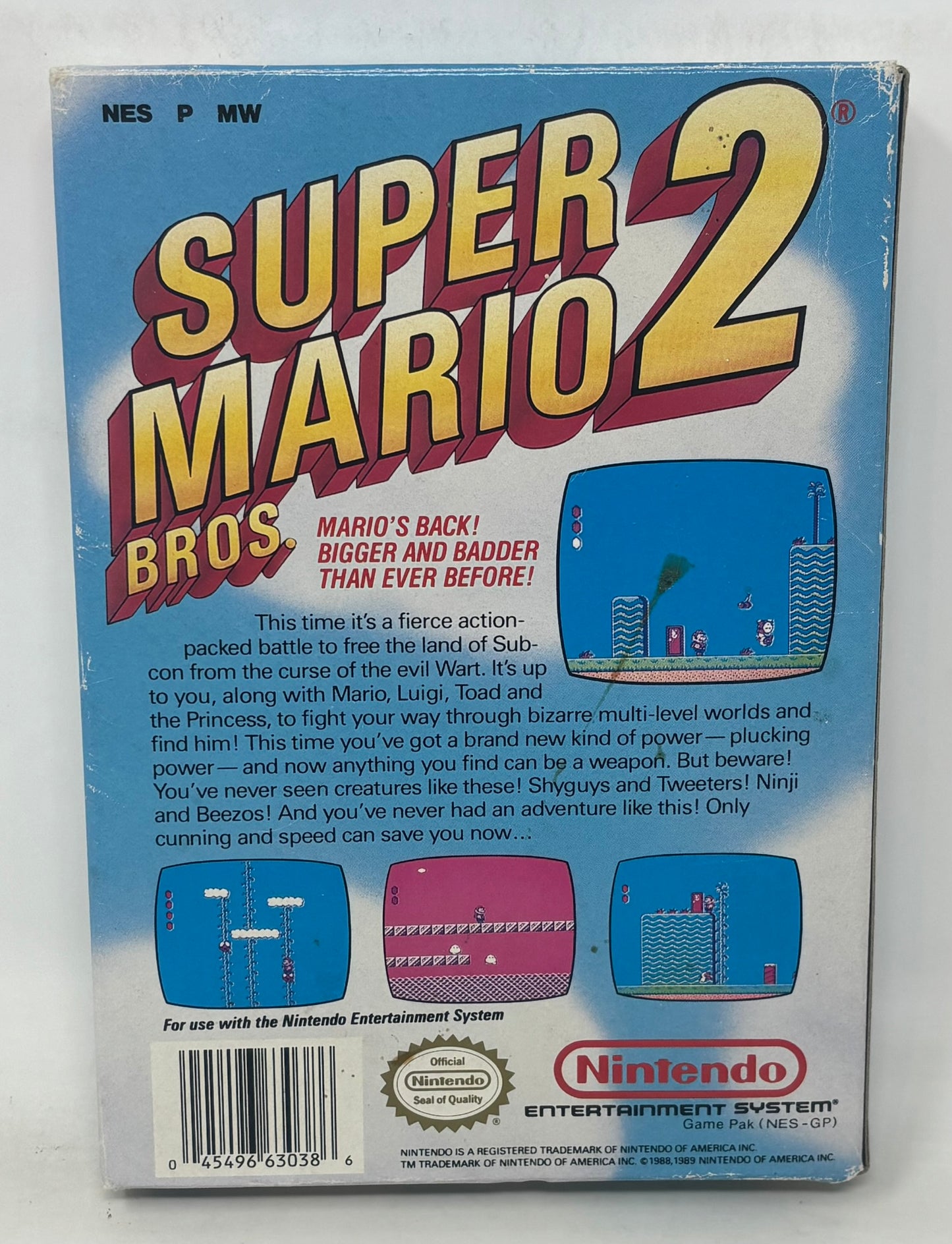 NES Nintendo - Super Mario Bros 2 - Complete