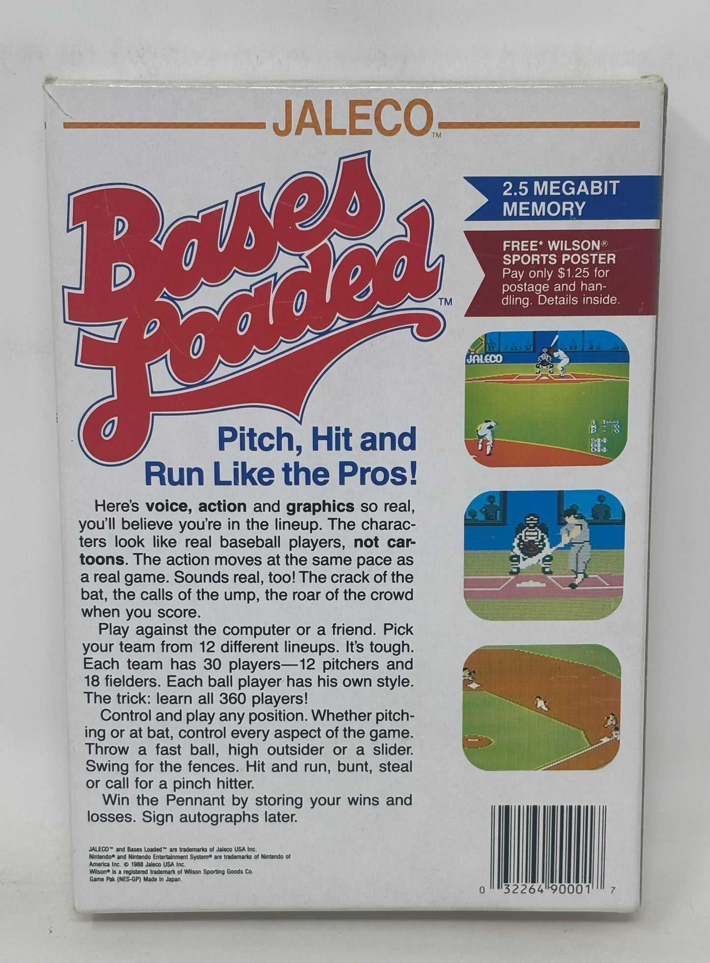 NES Nintendo - Bases Loaded (Complete)