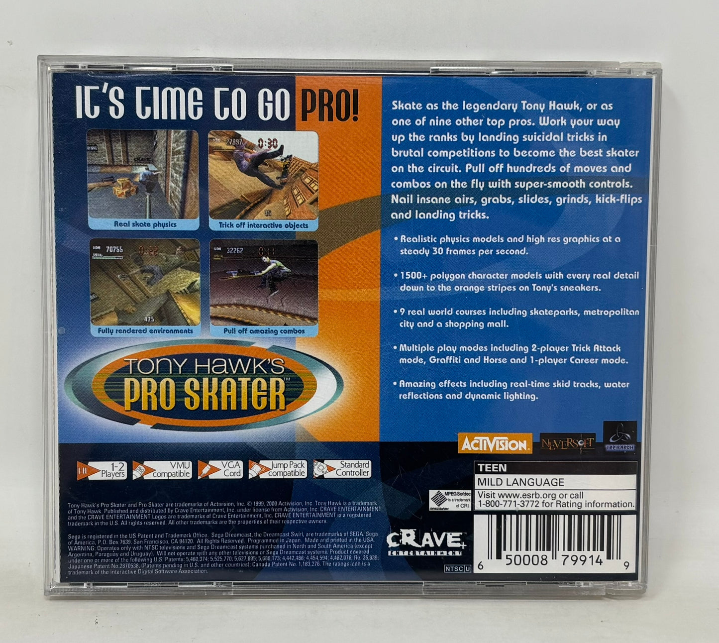Sega Dreamcast - Tony Hawk Pro Skater