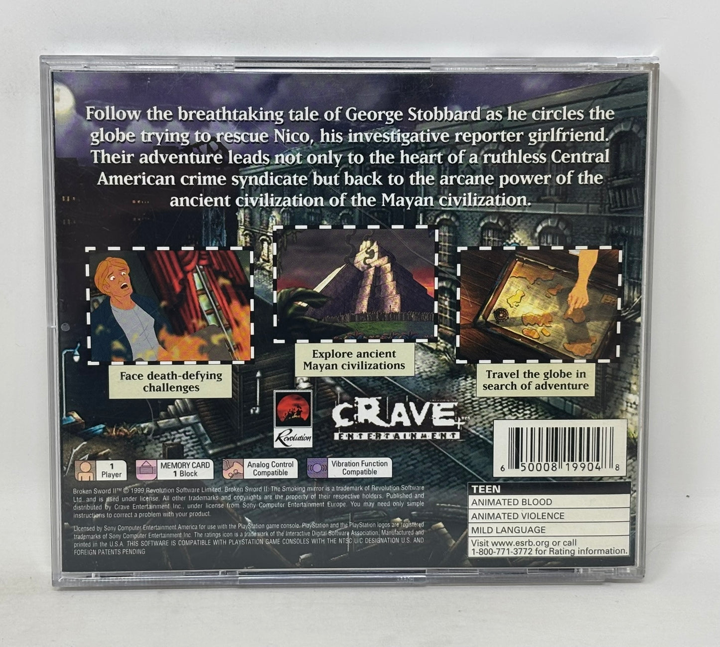 Sony PlayStation - Broken Sword II The Smoking Mirror - Complete