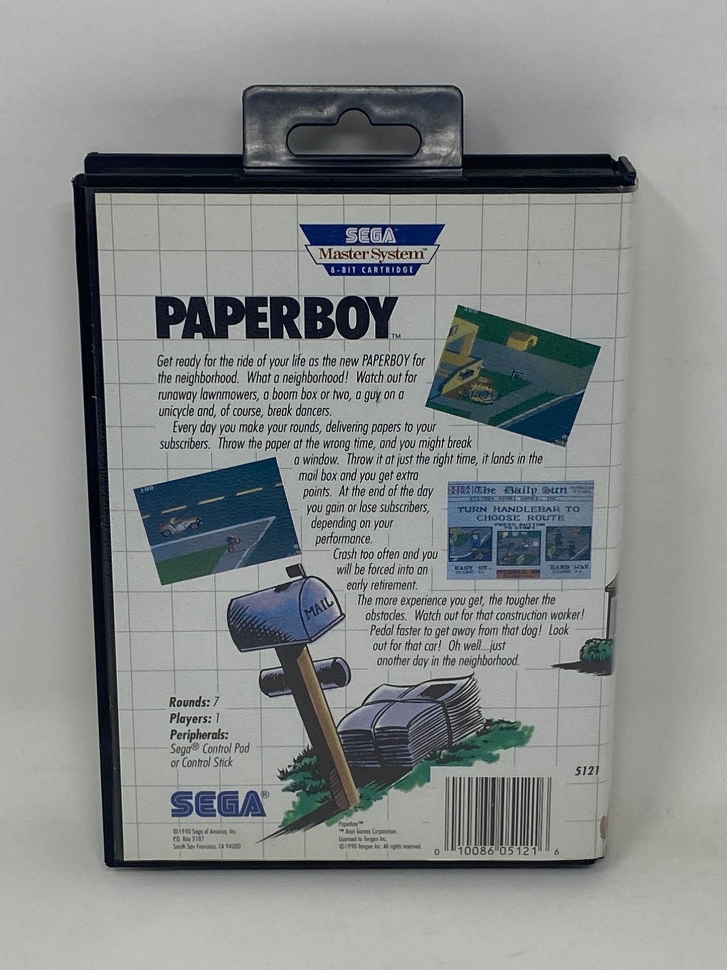 Sega Master System - Paperboy - Complete