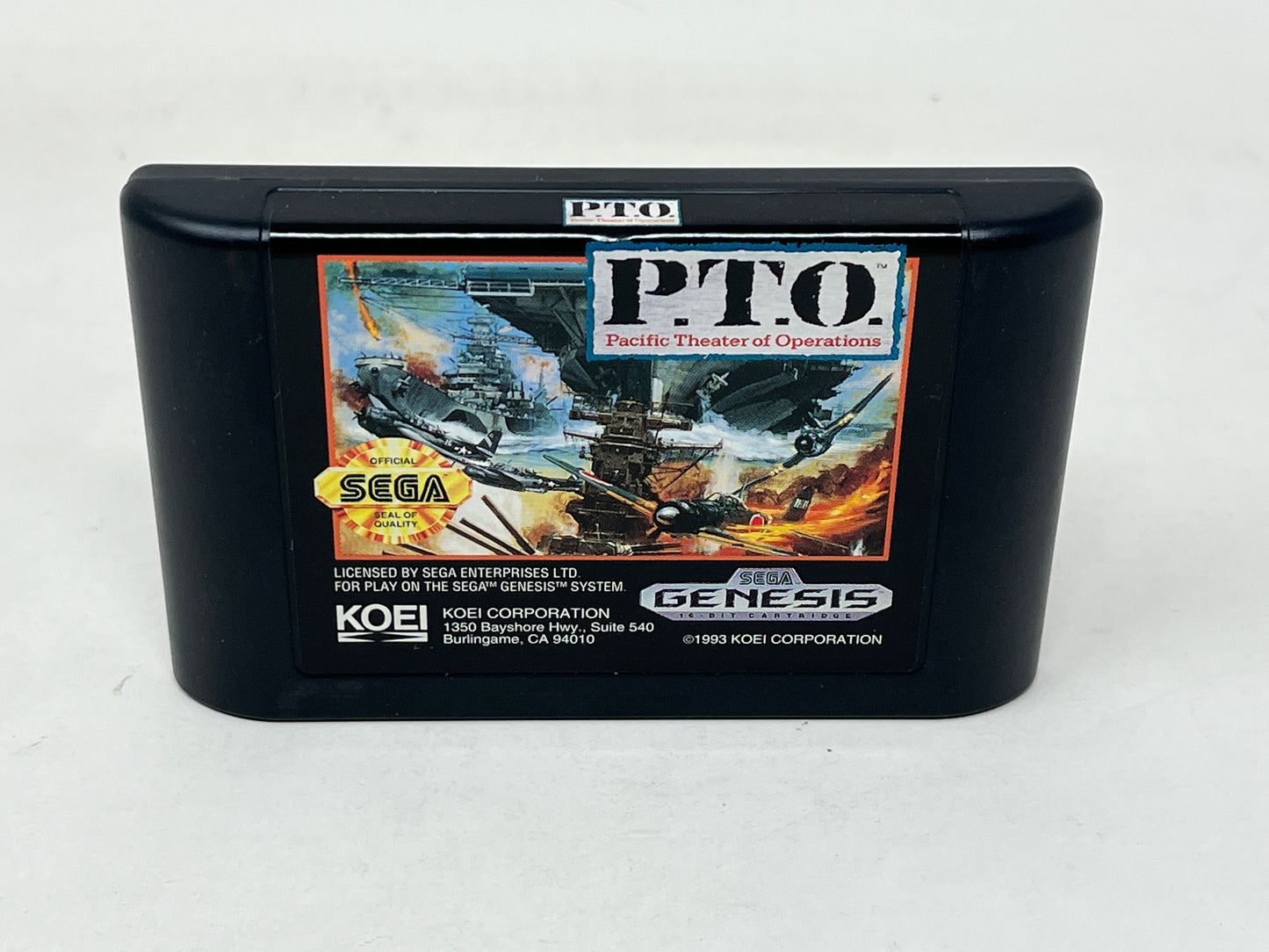 Sega Genesis - PTO Pacific Theater of Operations - Complete