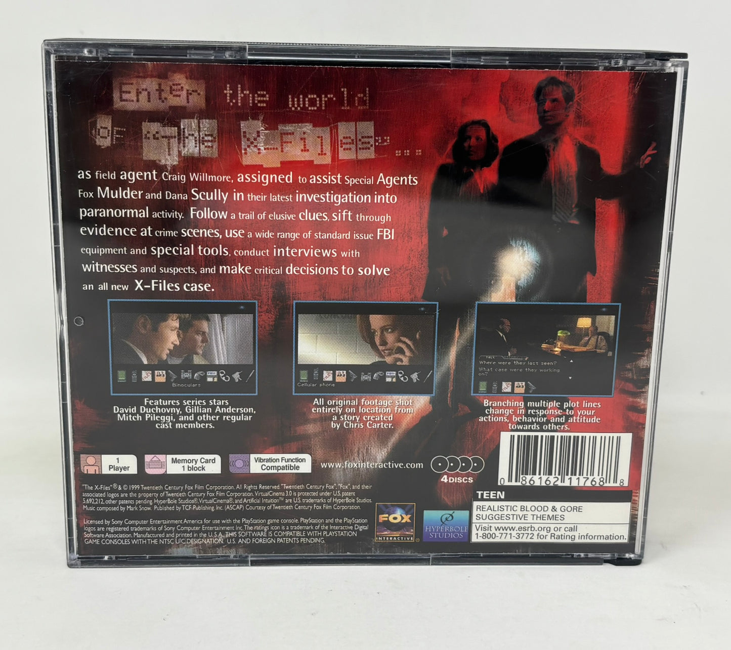 Sony PlayStation - The X-Files - Complete