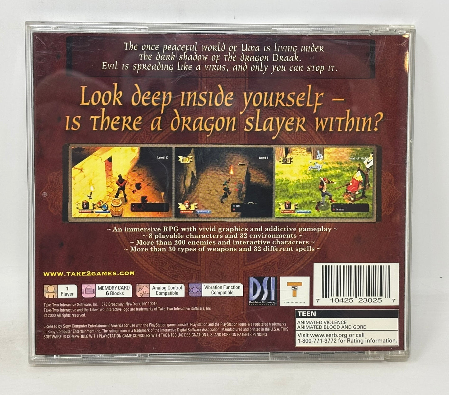 Sony PlayStation - Dark Stone - Complete