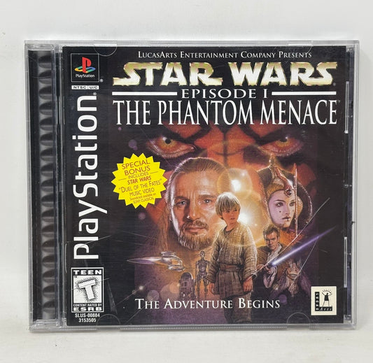 Sony PlayStation - Star Wars Episode I The Phantom Menace - Complete