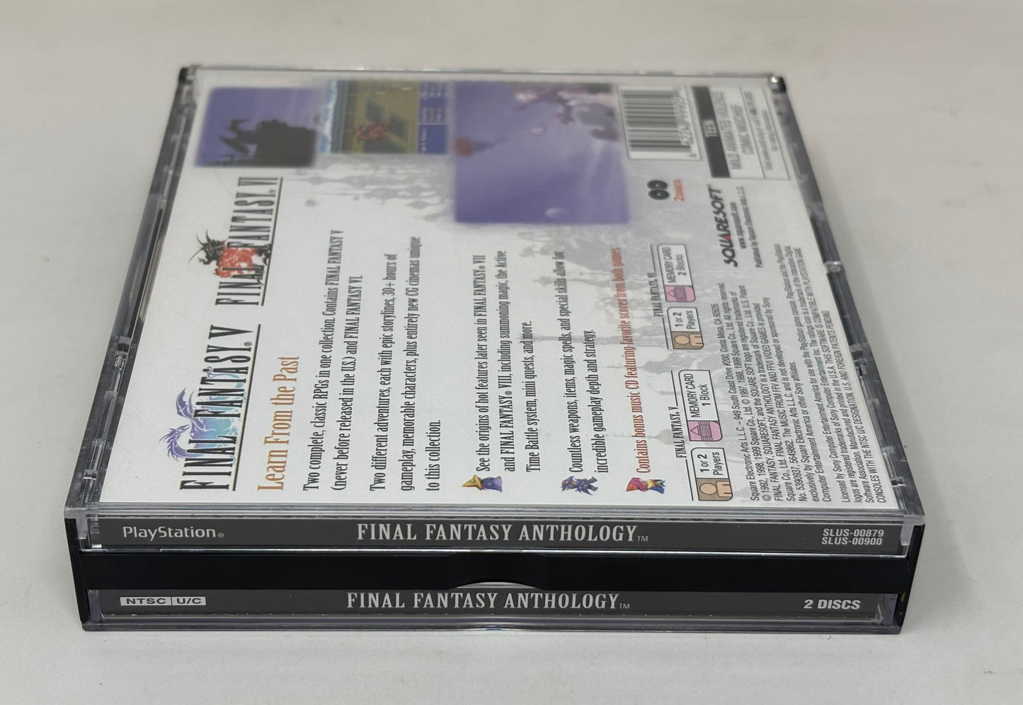 Sony PlayStation - Final Fantasy Anthology (Black Label) - Complete