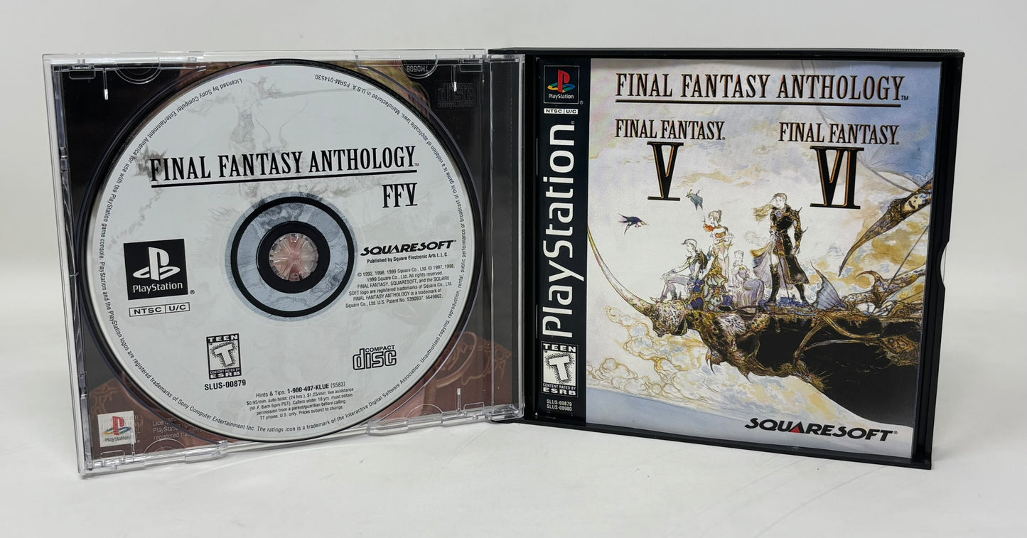 Sony PlayStation - Final Fantasy Anthology (Black Label) - Complete