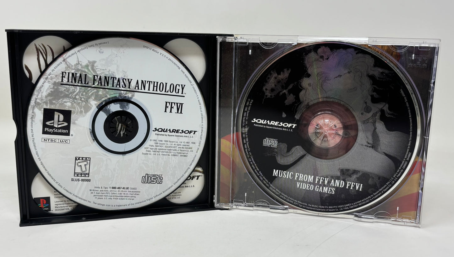 Sony PlayStation - Final Fantasy Anthology (Black Label) - Complete