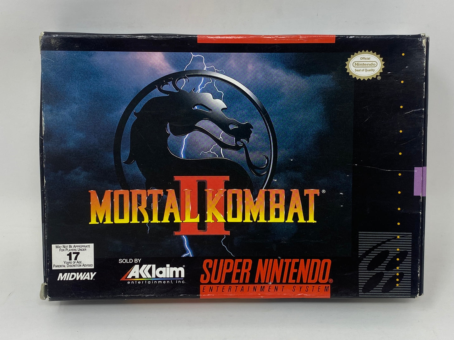 SNES Super Nintendo - Mortal Kombat II - Complete