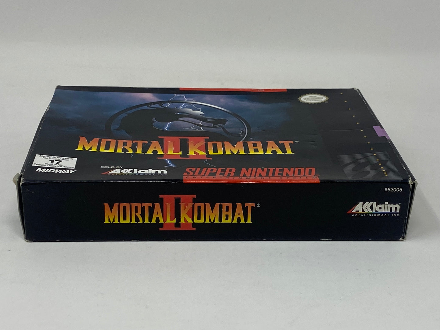 SNES Super Nintendo - Mortal Kombat II - Complete