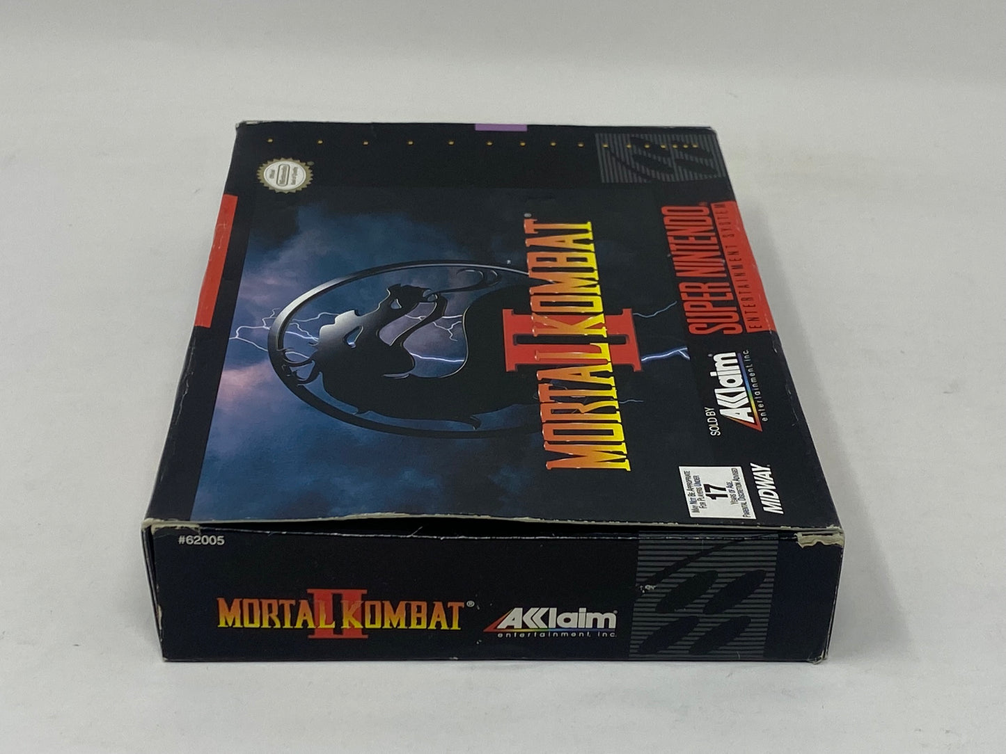 SNES Super Nintendo - Mortal Kombat II - Complete