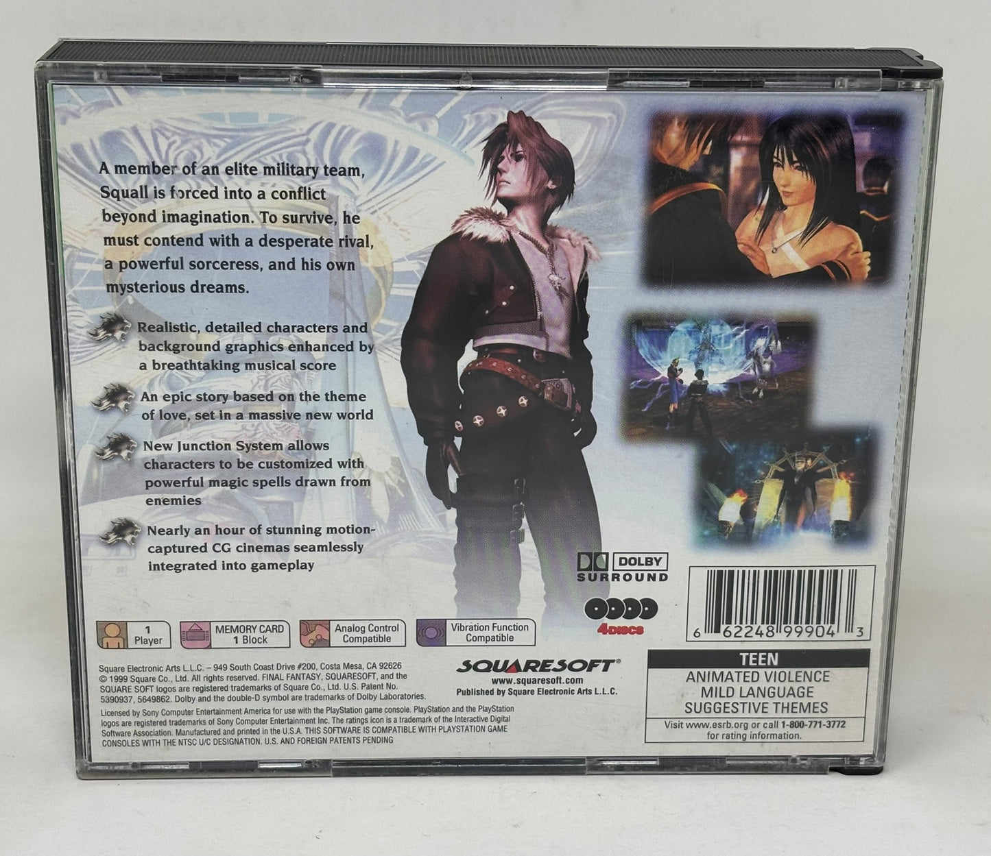 Sony PlayStation - Final Fantasy VIII 8 (Greatest Hits) Complete