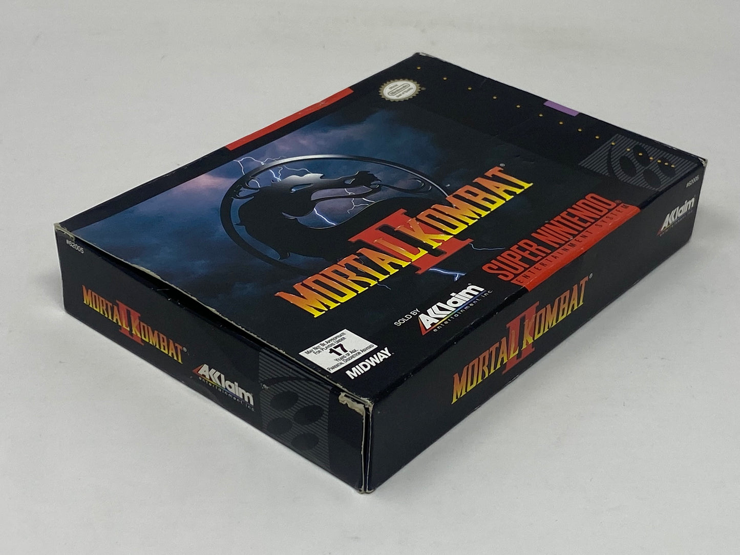 SNES Super Nintendo - Mortal Kombat II - Complete