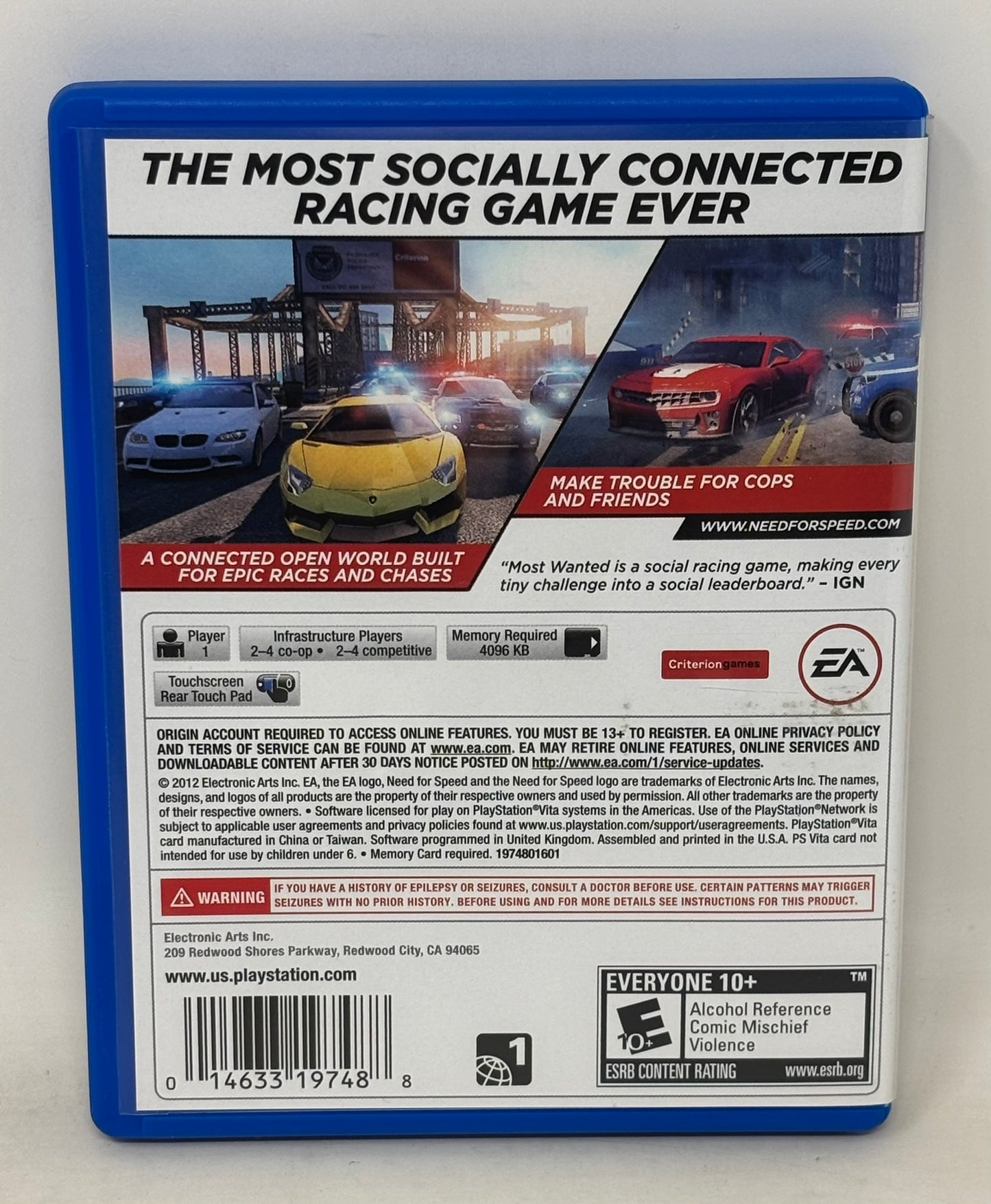 PlayStation Vita - Need for Speed Most Wanted