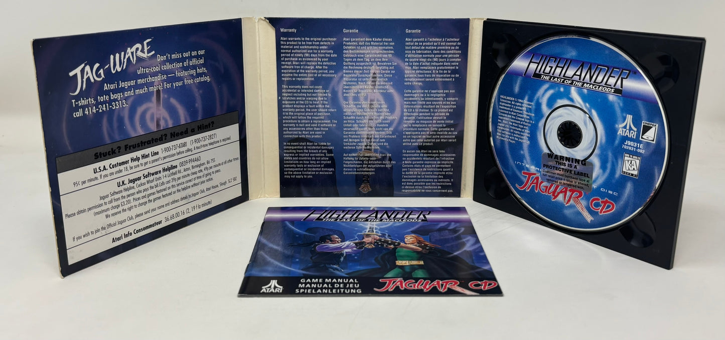 Atari Jaguar CD - Highlander: The Last of the Macleods