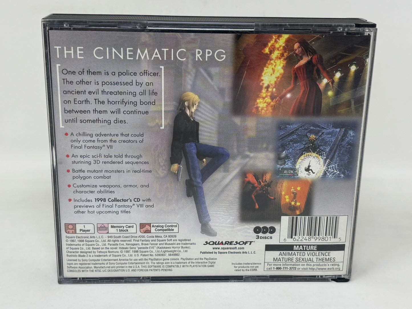 Sony PlayStation - Parasite Eve - Complete