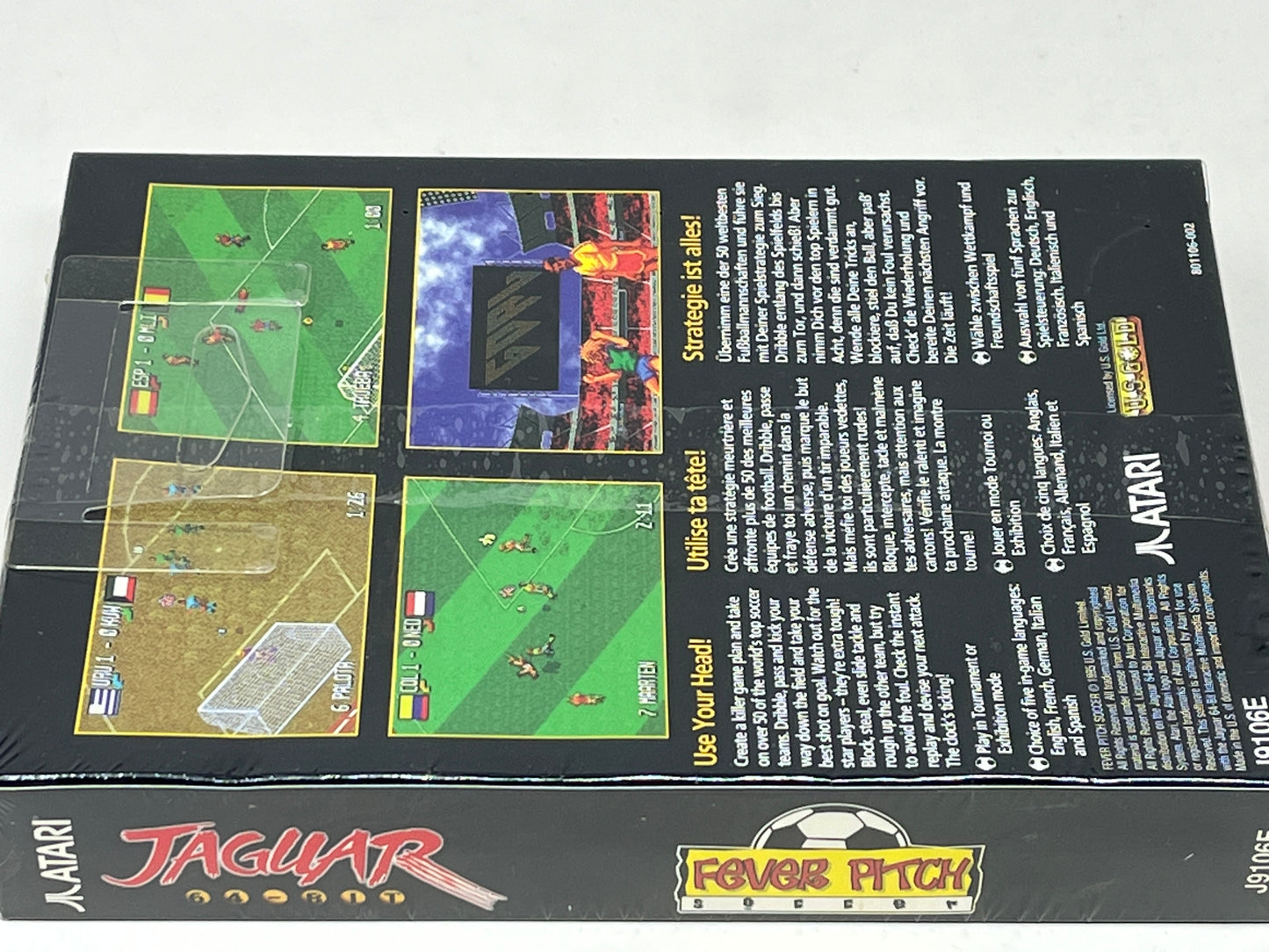 Atari Jaguar - Fever Pitch Soccer - Brand New / Factory Sealed