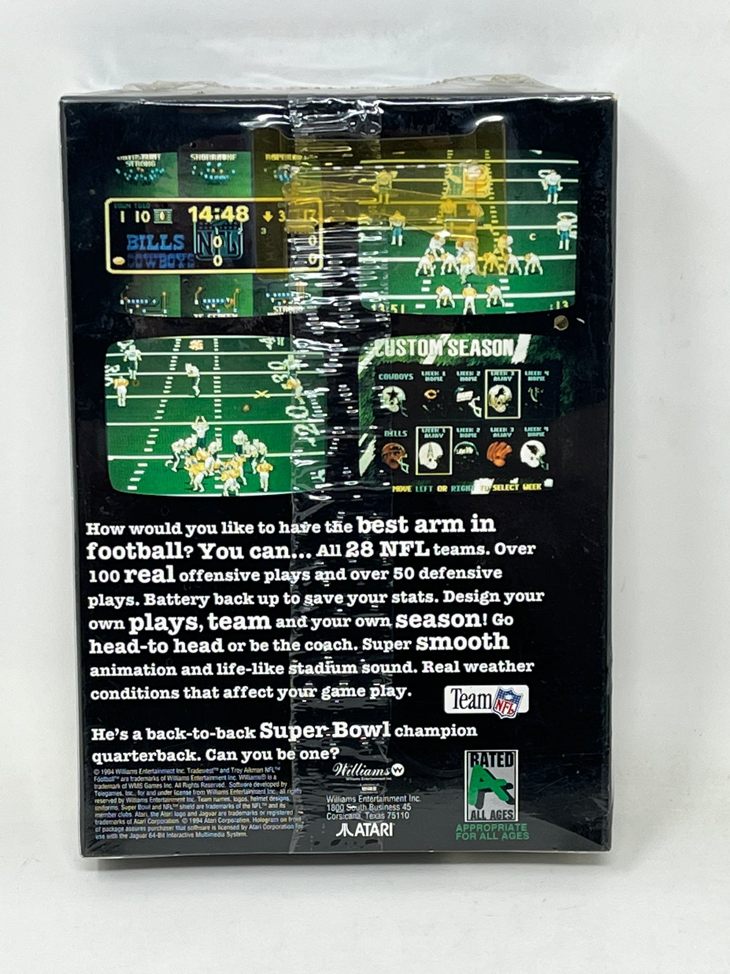 Atari Jaguar - Troy Aikman Football