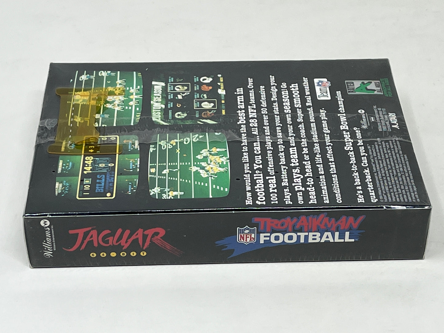 Atari Jaguar - Troy Aikman NFL Football - Brand New / Factory Sealed