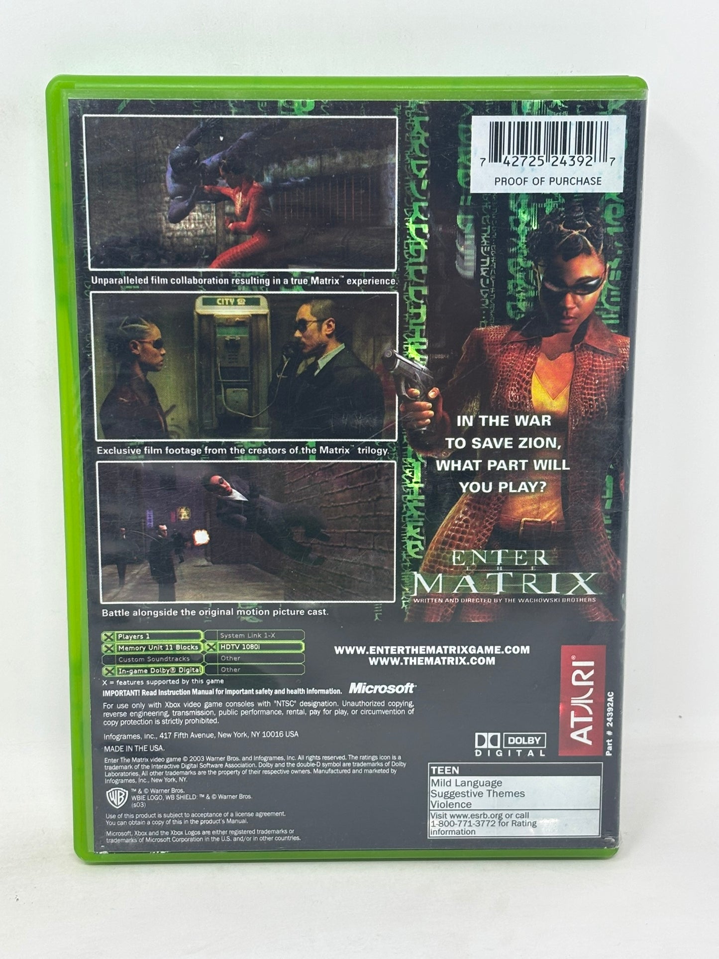 XBox - Enter the Matrix - Complete