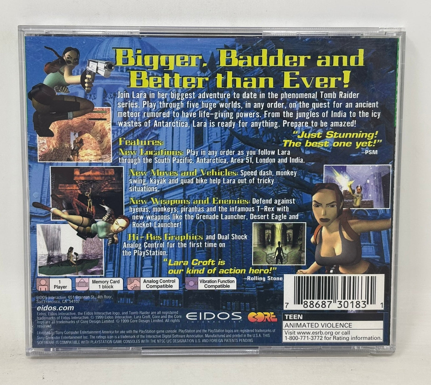 Sony PlayStation - Tomb Raider III (Greatest Hits) Complete