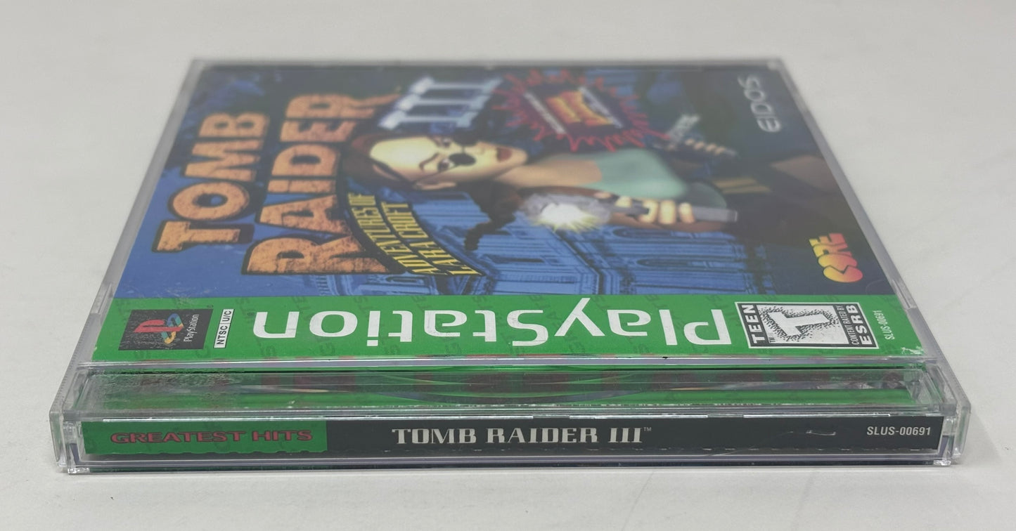 Sony PlayStation - Tomb Raider III (Greatest Hits) Complete