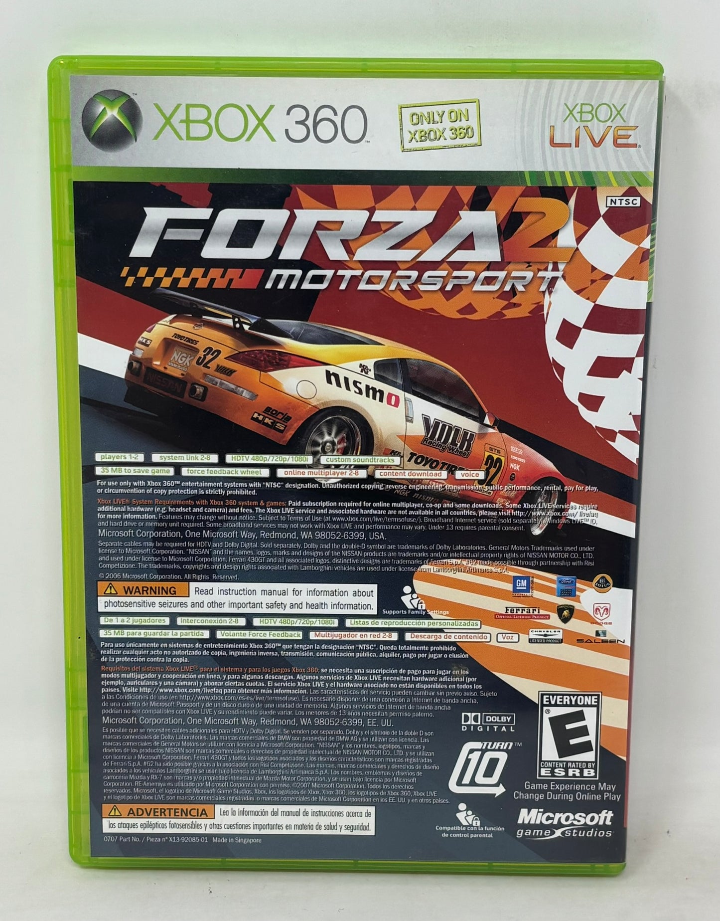 XBox 360 - Marvel Ultimate Alliance / Forza 2 - Complete