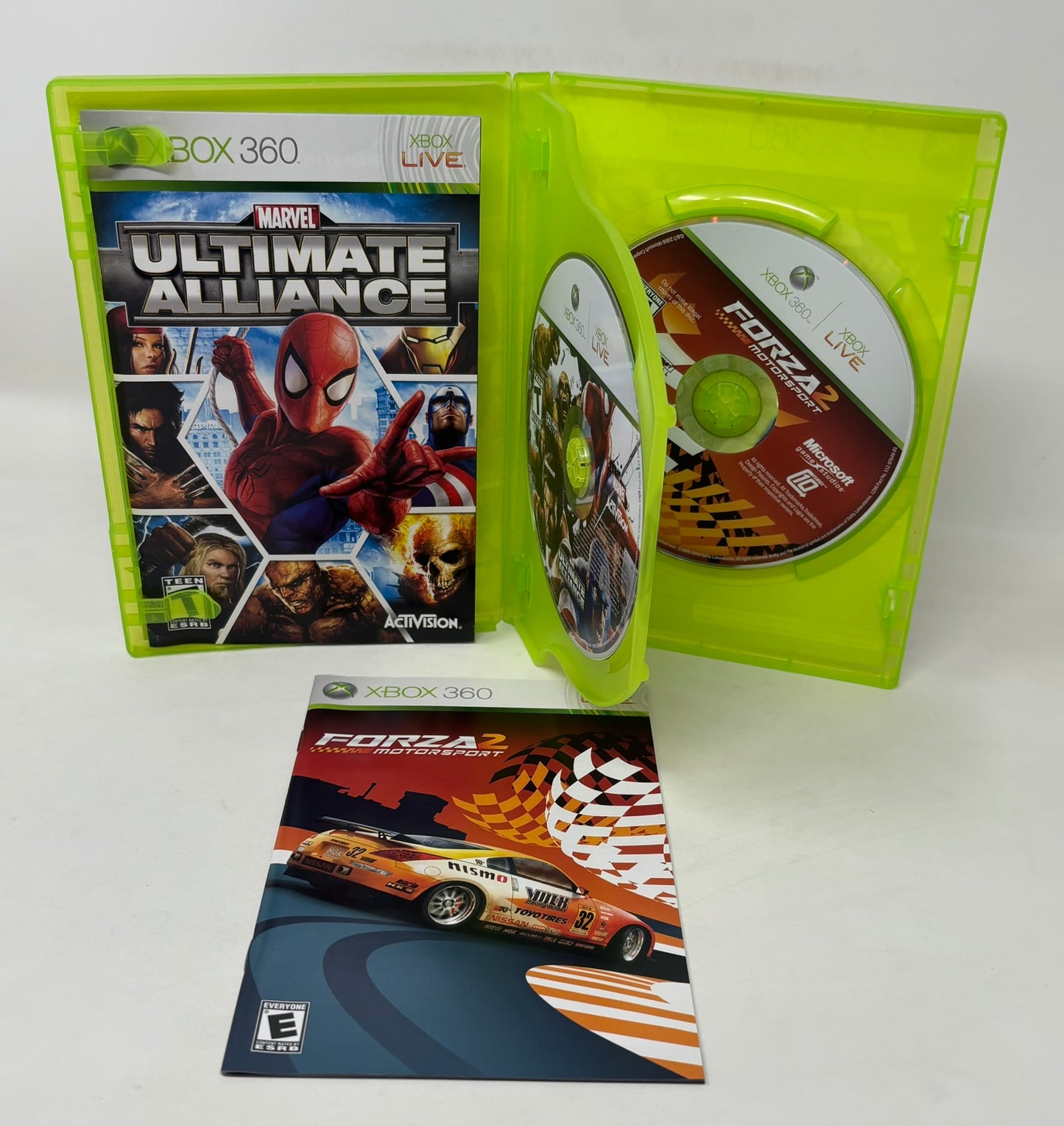 XBox 360 - Marvel Ultimate Alliance / Forza 2 - Complete