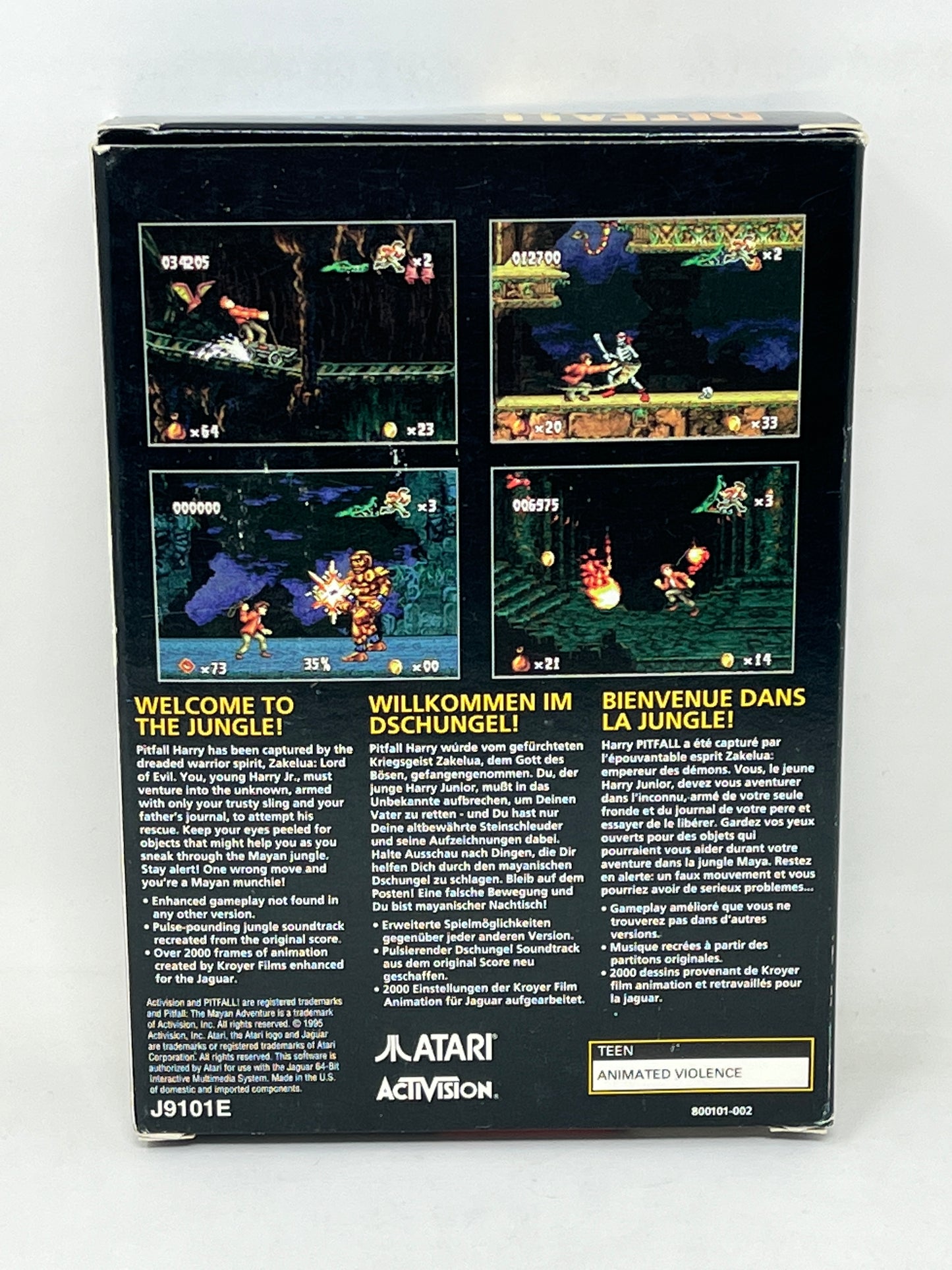 Atari Jaguar - Pitfall The Mayan Adventure - Complete