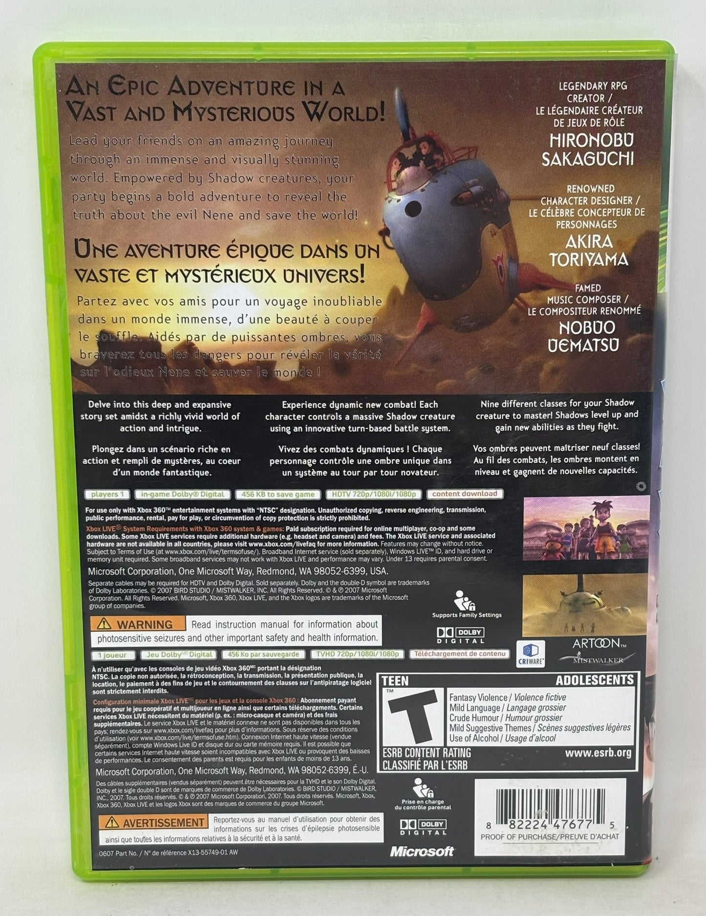 XBox 360 - Blue Dragon - Complete