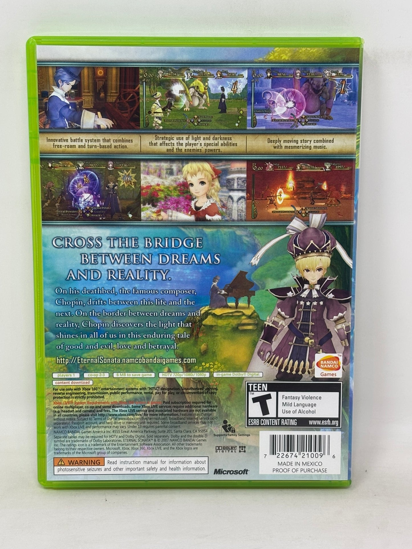 XBox 360 - Eternal Sonata - Complete