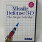 Sega Master System - Missile Defense 3D - Complete