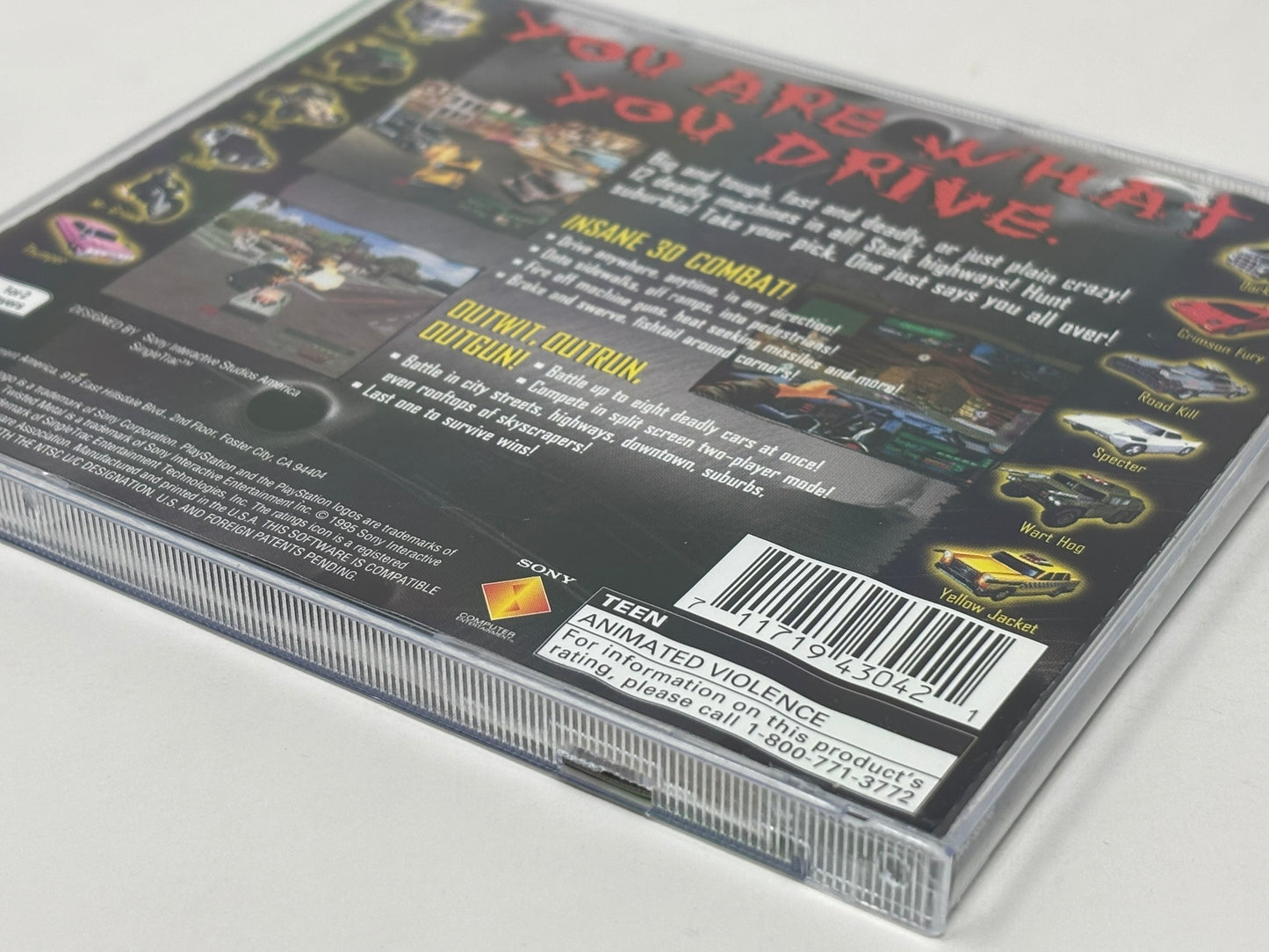 Sony PlayStation - Twisted Metal (Greatest Hits) - Complete