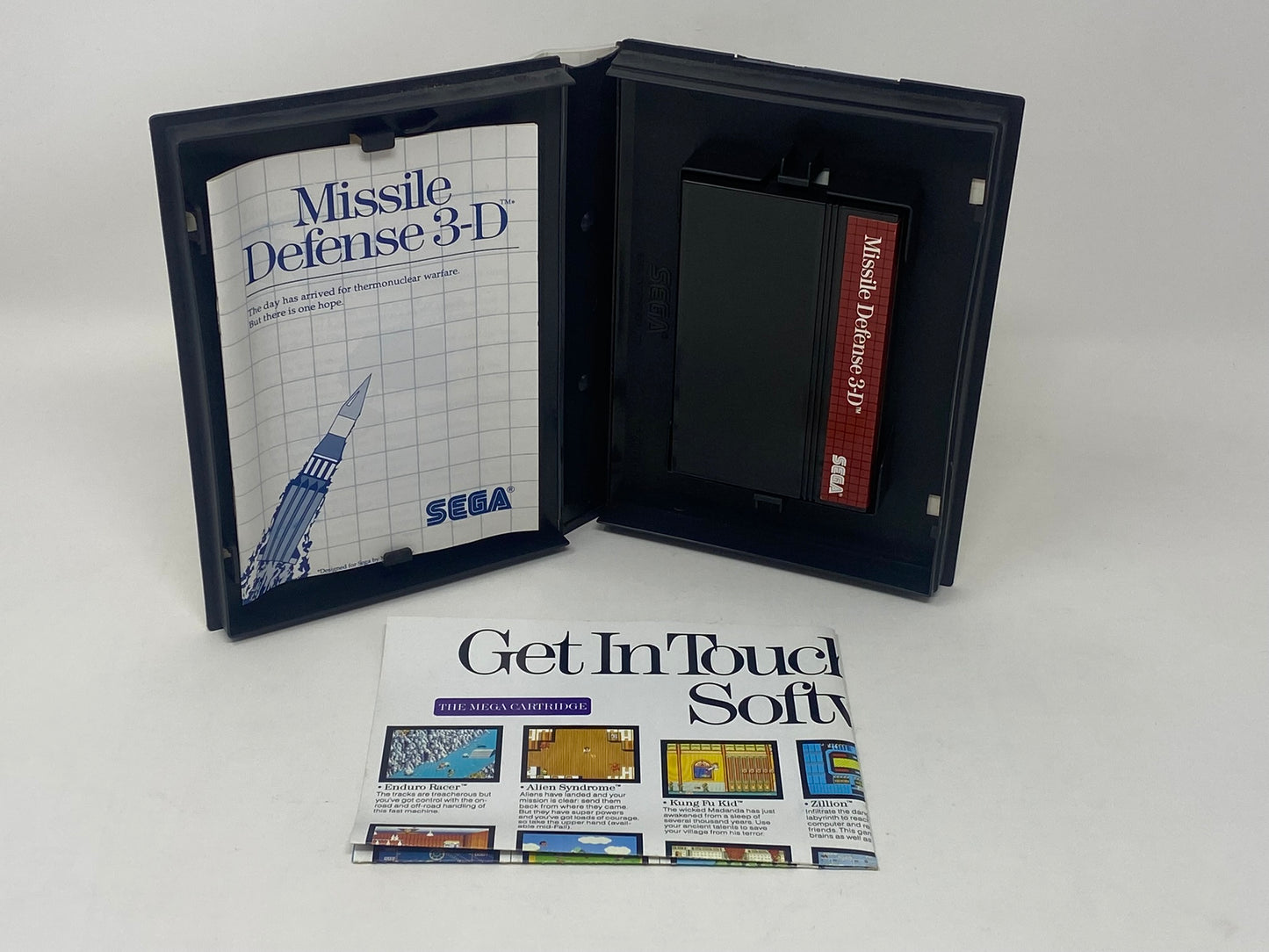 Sega Master System - Missile Defense 3D - Complete