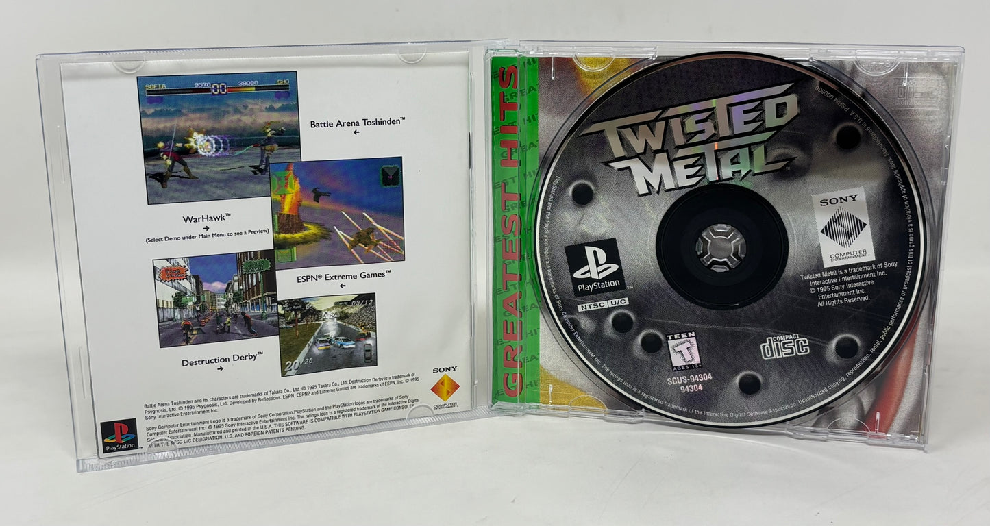 Sony PlayStation - Twisted Metal (Greatest Hits) - Complete