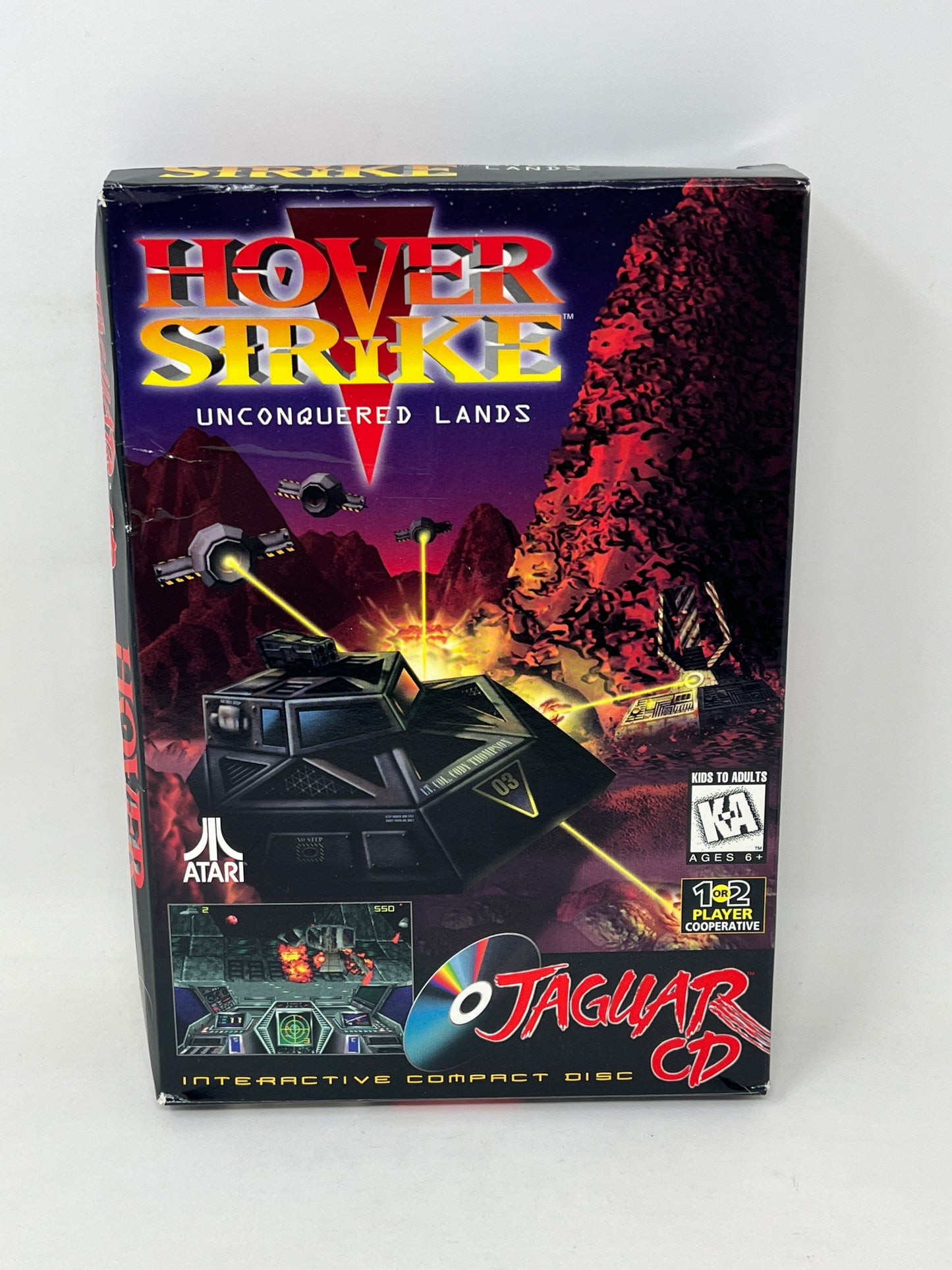 Atari Jaguar CD - Hover Strike Unconquered Lands - Complete