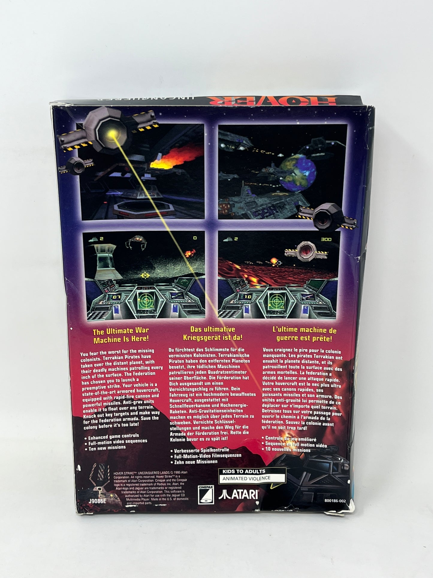 Atari Jaguar CD - Hover Strike Unconquered Lands - Complete