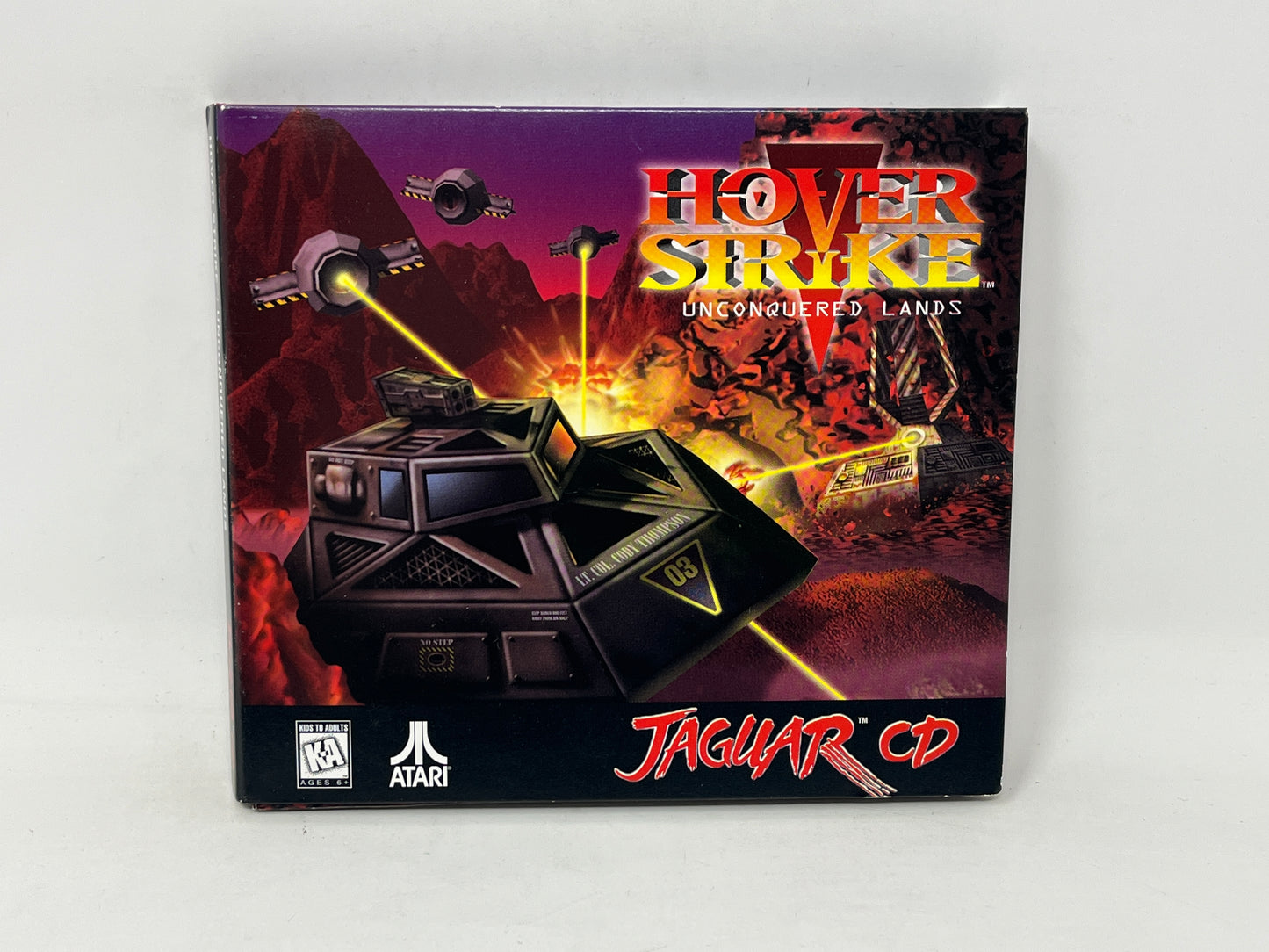 Atari Jaguar CD - Hover Strike Unconquered Lands - Complete