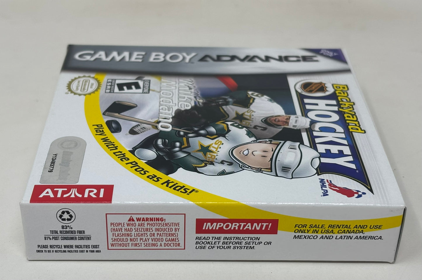 Nintendo Game Boy Advance - Backyard Hockey - Complete