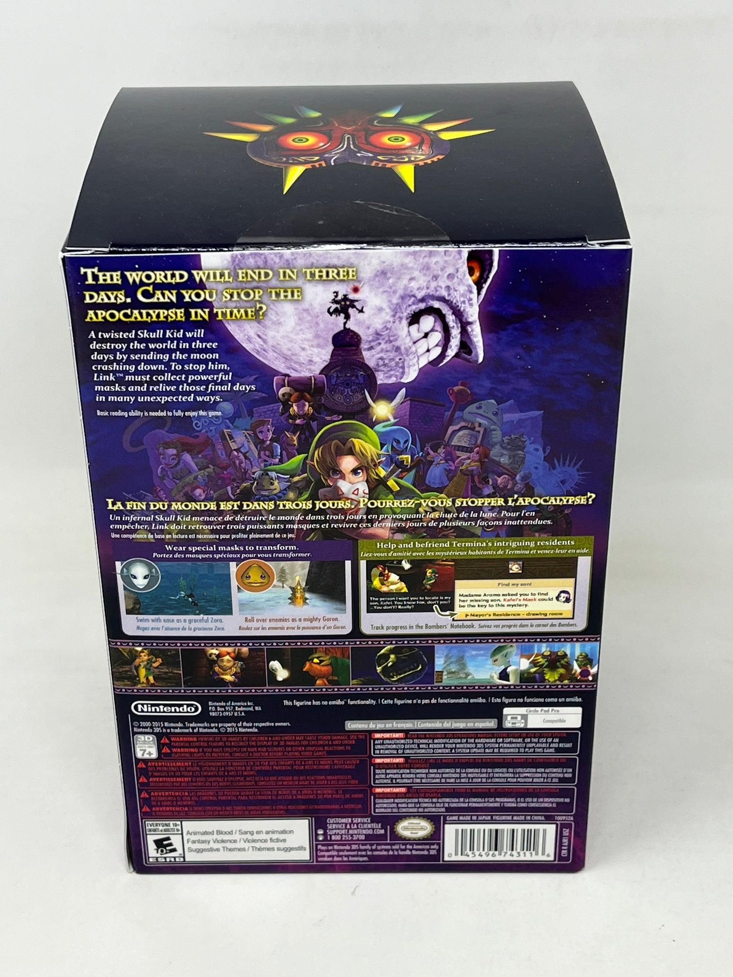 Nintendo 3DS - Legend of Zelda Majora's Mask 3D Limited Edition Skull Kid - BRAND NEW