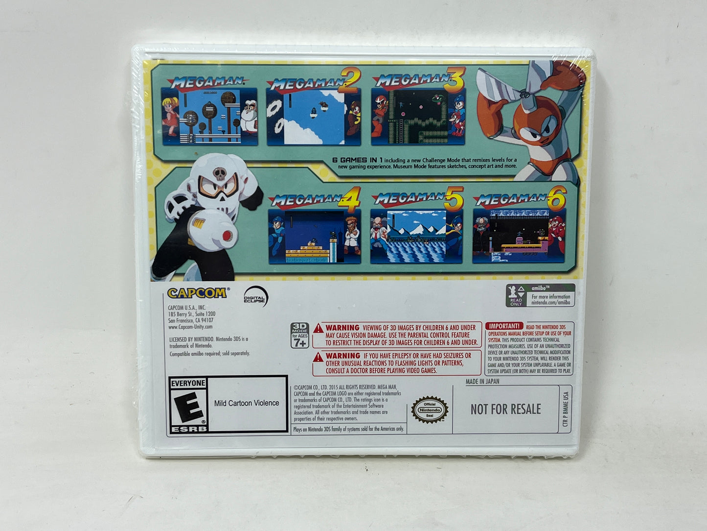 Nintendo 3DS - Mega Man Legacy Collection (NOT FOR RESALE) - BRAND NEW