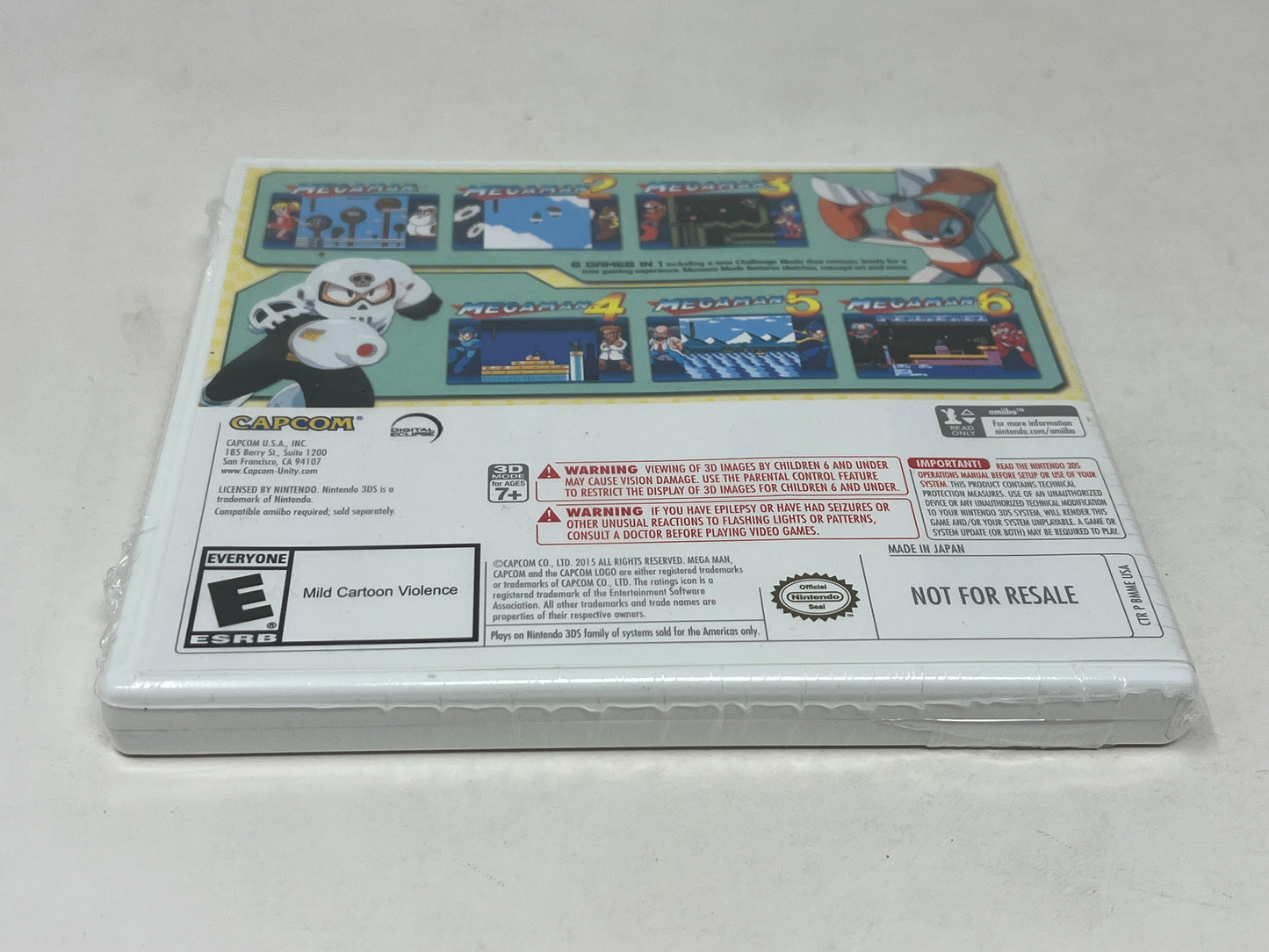 Nintendo 3DS - Mega Man Legacy Collection (NOT FOR RESALE) - BRAND NEW