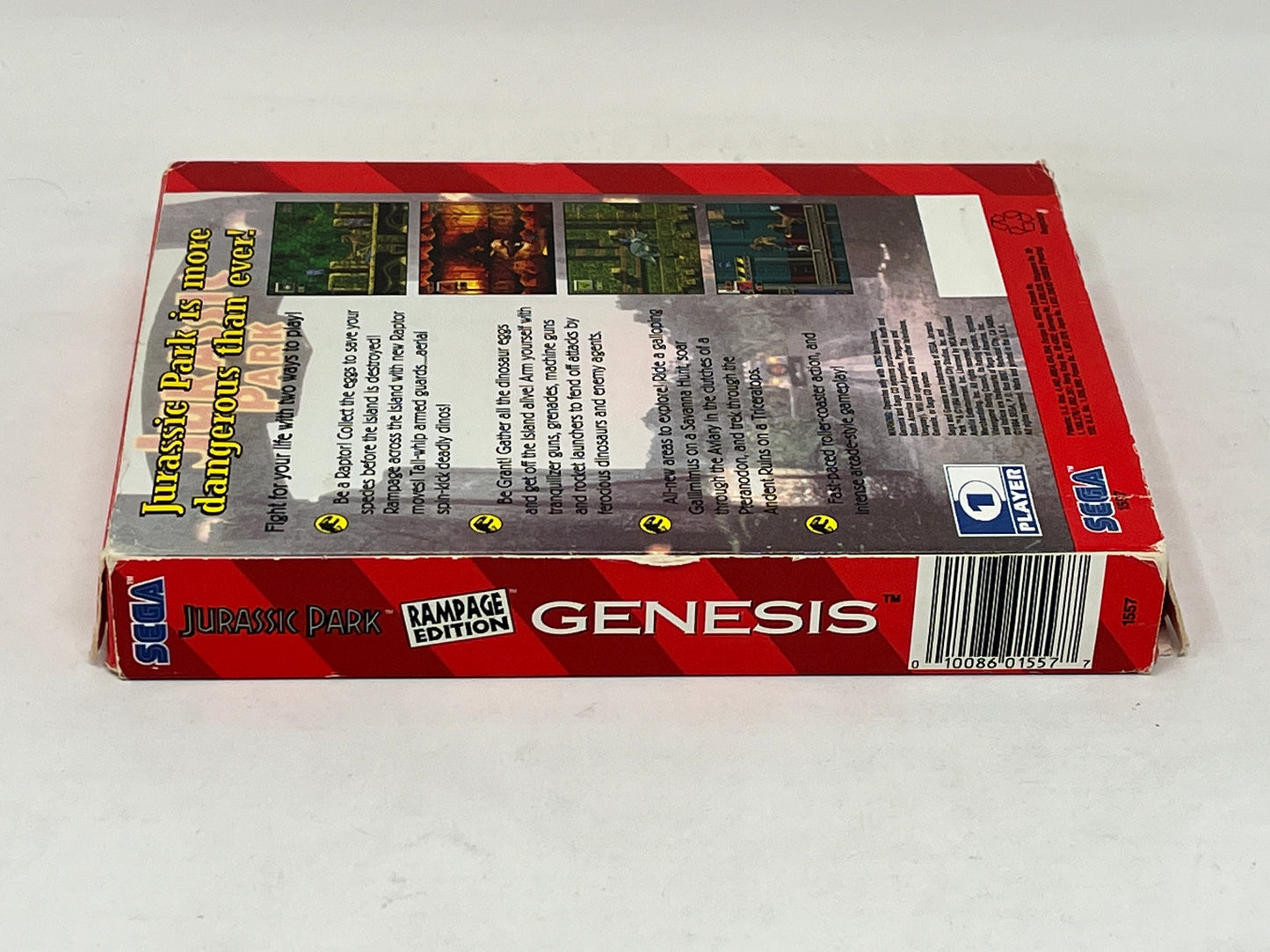 Sega Genesis - Jurassic Park Rampage Edition - Complete