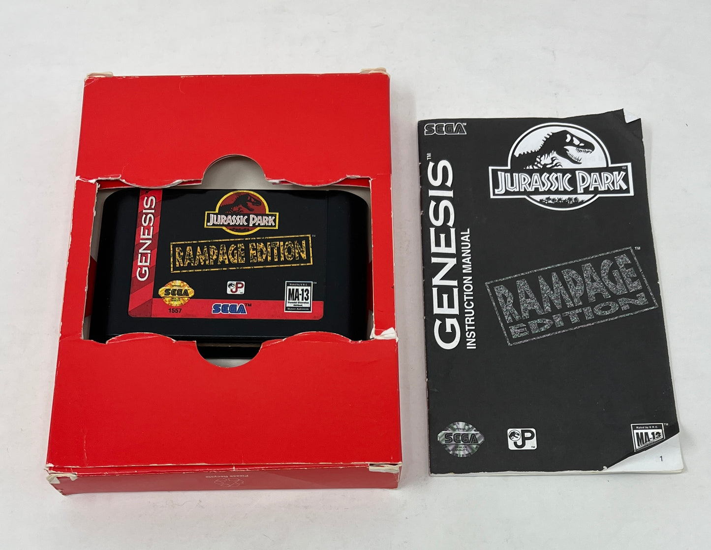 Sega Genesis - Jurassic Park Rampage Edition - Complete