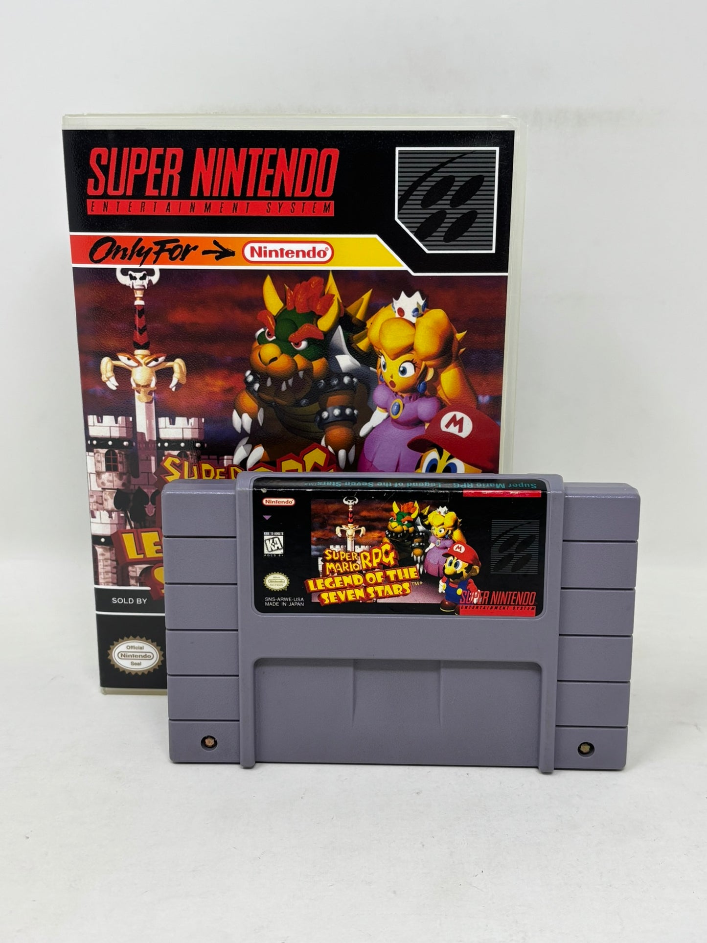 SNES Super Nintendo - Super Mario RPG w/ Snapcase