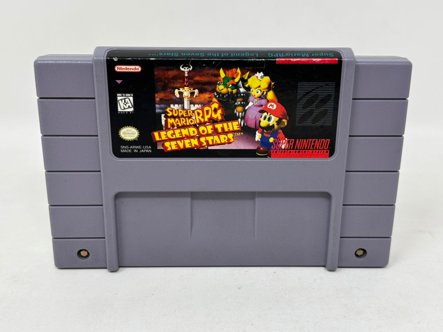 SNES Super Nintendo - Super Mario RPG w/ Snapcase