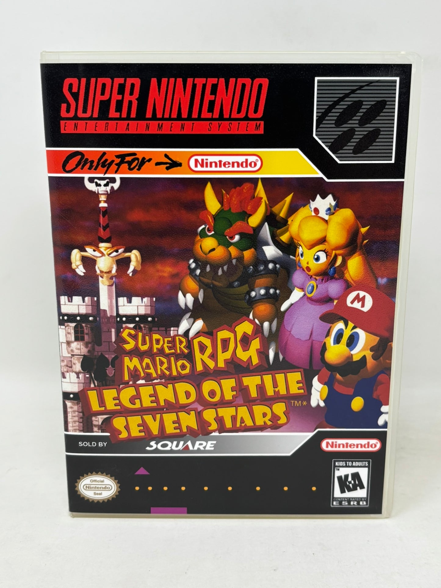 SNES Super Nintendo - Super Mario RPG w/ Snapcase